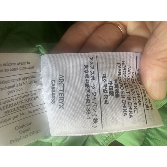 Arc'teryx Women's CERIUM LT HOODY 850 Down Puffer Jacket - Size SM - Gorpcore - Picture 9 of 14